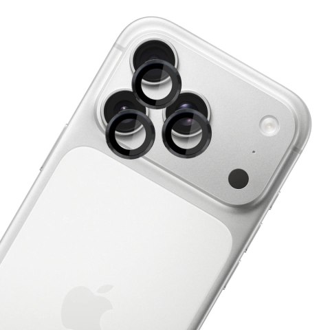 Szkło na obiektyw aparatu 3mk Lens Protection Pro do Apple iPhone 17 Pro /17 Pro Max - czarne