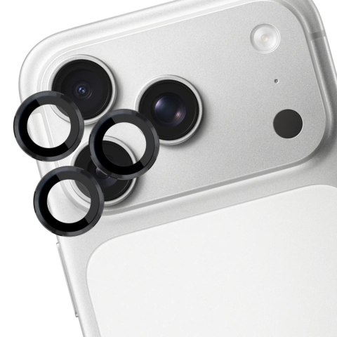 Szkło na obiektyw aparatu 3mk Lens Protection Pro do Apple iPhone 17 Pro /17 Pro Max - czarne