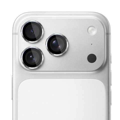 Szkło na obiektyw aparatu 3mk Lens Protection Pro do Apple iPhone 17 Pro /17 Pro Max - srebrne
