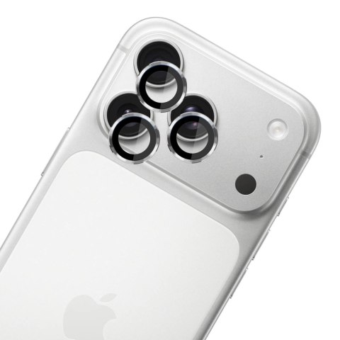 Szkło na obiektyw aparatu 3mk Lens Protection Pro do Apple iPhone 17 Pro /17 Pro Max - srebrne