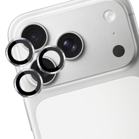 Szkło na obiektyw aparatu 3mk Lens Protection Pro do Apple iPhone 17 Pro /17 Pro Max - srebrne