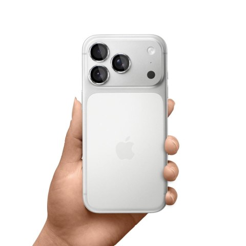 Szkło na obiektyw aparatu 3mk Lens Protection Pro do Apple iPhone 17 Pro /17 Pro Max - srebrne