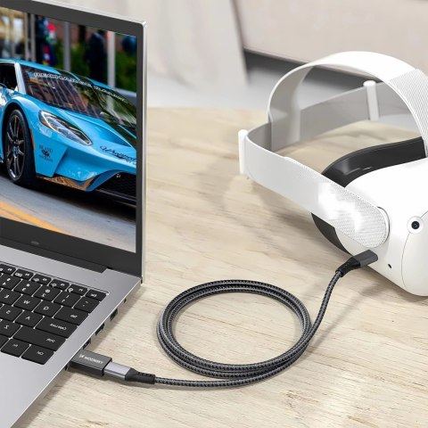 Adapter Wozinsky WAAC-01 USB-A - USB-C OTG - czarny