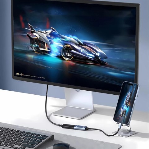 Adapter Wozinsky WACH-01 USB-C - HDMI 4K 60Hz - czarny