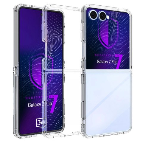 Etui 3mk Armor Case na Samsung Galaxy Z Flip 7 - przezroczyste