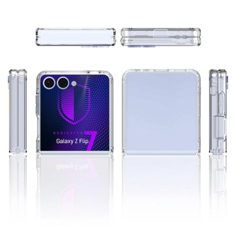 Etui 3mk Armor Case na Samsung Galaxy Z Flip 7 - przezroczyste