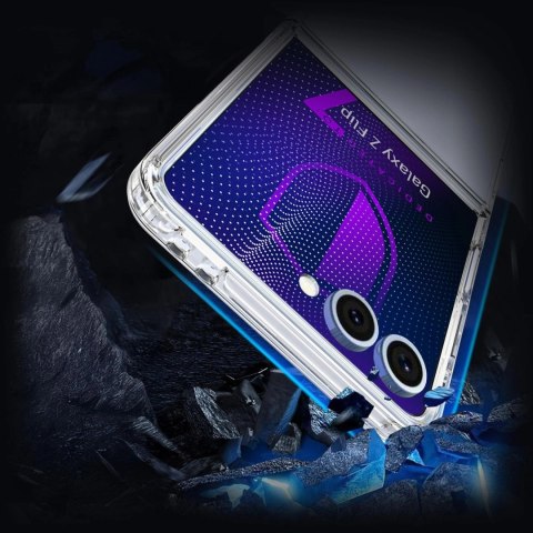 Etui 3mk Armor Case na Samsung Galaxy Z Flip 7 - przezroczyste