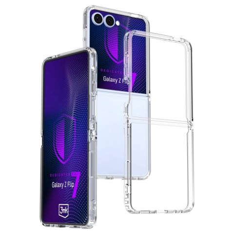 Etui 3mk Armor Case na Samsung Galaxy Z Flip 7 - przezroczyste