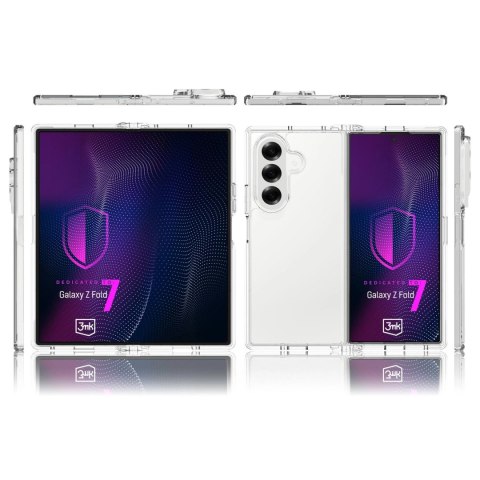 Etui 3mk Armor Case na Samsung Galaxy Z Fold 7 - przezroczyste