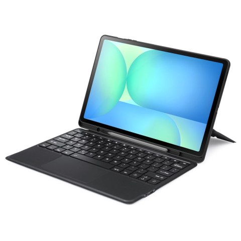 Etui z klawiaturą Dux Ducis (DK series) na Samsung Tab S10 FE+ (Plus) - czarne