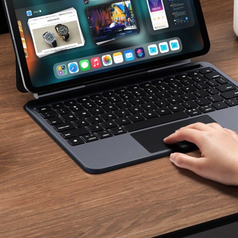 Etui z klawiaturą Dux Ducis (MK series) na iPad Pro 11" (2024) - czarne