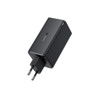 Ładowarka Baseus GaN6 Pro 100W 2 x USB-C 2 x USB-A z czarnym kablem USB-C 100W 1m - czarna