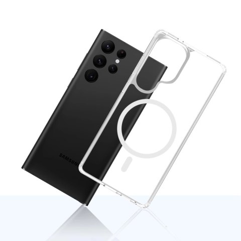 Etui 3mk Armor MagCase na Samsung Galaxy S24 Ultra - przezroczyste