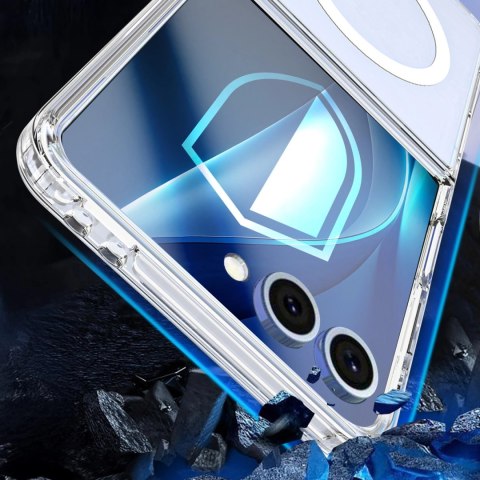 Etui 3mk Armor MagCase na Samsung Galaxy Z Flip 7 - przezroczyste