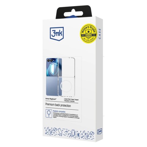 Etui 3mk Armor MagCase na Samsung Galaxy Z Flip 7 - przezroczyste