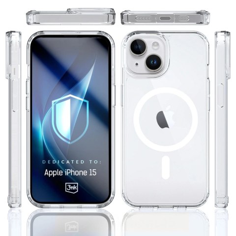 Etui 3mk Armor MagCase na iPhone 15 - przezroczyste