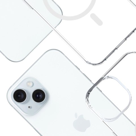 Etui 3mk Armor MagCase na iPhone 15 - przezroczyste