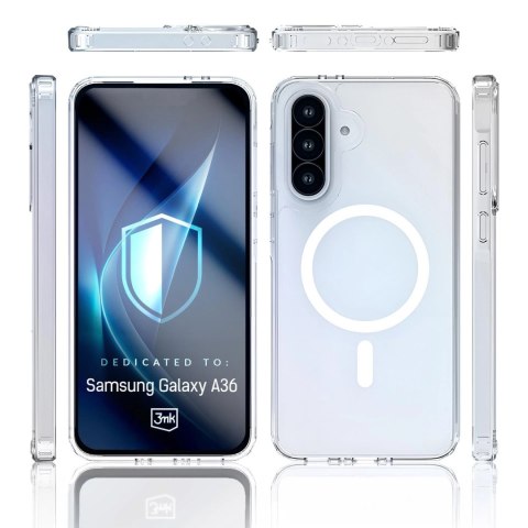 Etui 3mk Armor MagCase na Samsung Galaxy A36 - przezroczyste