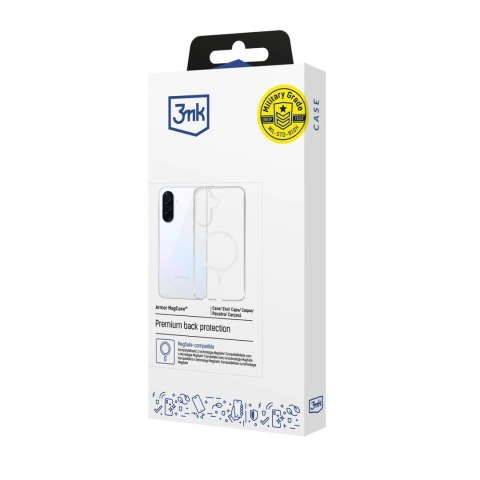 Etui 3mk Armor MagCase na Samsung Galaxy A36 - przezroczyste