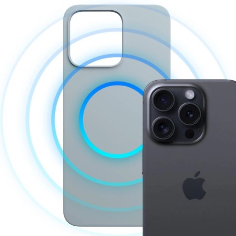 Etui 3mk Hardy MagSilicone na Apple iPhone 13 Pro Max - niebieskie