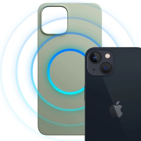 Etui 3mk Hardy MagSilicone na Apple iPhone 15 Plus - zielone Etui 3mk Hardy MagSilicone na Apple iPhone 15 Plus - zielone