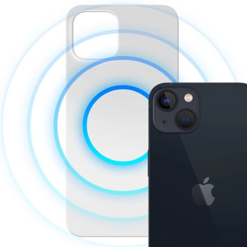 Etui 3mk Hardy MagSilicone na Apple iPhone 15 - białe Etui 3mk Hardy MagSilicone na Apple iPhone 15 - białe