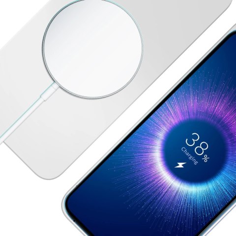 Etui 3mk Hardy MagSilicone na Apple iPhone 15 - białe Etui 3mk Hardy MagSilicone na Apple iPhone 15 - białe