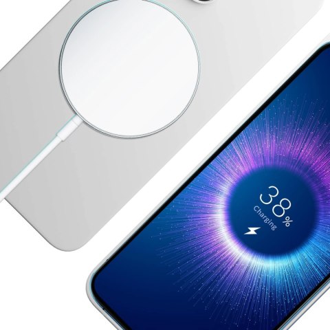 Etui 3mk Hardy MagSilicone na Apple iPhone 16 Pro - białe Etui 3mk Hardy MagSilicone na Apple iPhone 16 Pro - białe