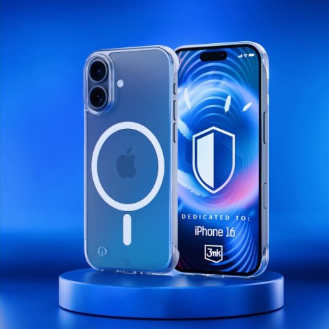 Etui 3mk Just20g MagCase na iPhone 16 - przezroczyste Etui 3mk Just20g MagCase na iPhone 16 - przezroczyste
