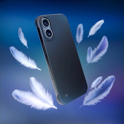 Etui 3mk Just20g Matt Case na Apple iPhone 16 - czarne matowe Etui 3mk Just20g Matt Case na Apple iPhone 16 - czarne matowe