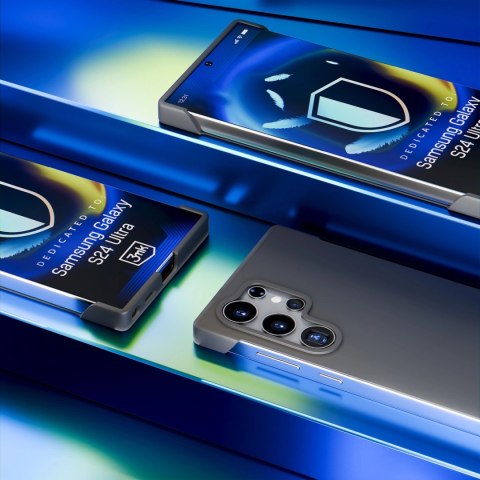 Etui 3mk Just20g Matt Case na Samsung Galaxy S24 Ultra - czarne matowe