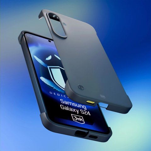 Etui 3mk Just20g Matt Case na Samsung Galaxy S24 - czarne matowe Etui 3mk Just20g Matt Case na Samsung Galaxy S24 - czarne matowe