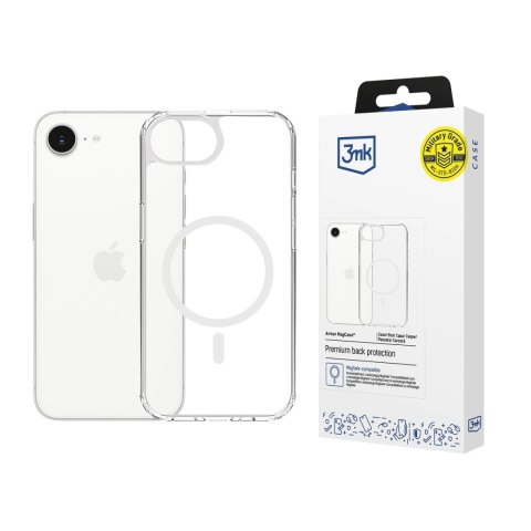 Etui 3mk Armor MagCase na iPhone 16E - przezroczyste Etui 3mk Armor MagCase na iPhone 16E - przezroczyste