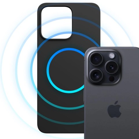 Etui 3mk Hardy MagSilicone na Apple iPhone 13 Pro Max - czarne Etui 3mk Hardy MagSilicone na Apple iPhone 13 Pro Max - czarne