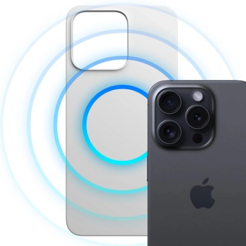 Etui 3mk Hardy MagSilicone na Apple iPhone 13 Pro - białe Etui 3mk Hardy MagSilicone na Apple iPhone 13 Pro - białe