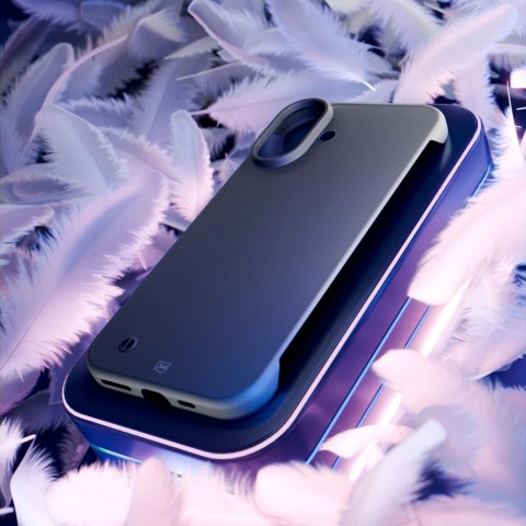Etui 3mk Just20g Matt Case na Apple iPhone 17 - czarne matowe Etui 3mk Just20g Matt Case na Apple iPhone 17 - czarne matowe