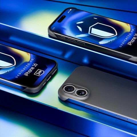Etui 3mk Just20g Matt Case na Apple iPhone 17 - czarne matowe Etui 3mk Just20g Matt Case na Apple iPhone 17 - czarne matowe