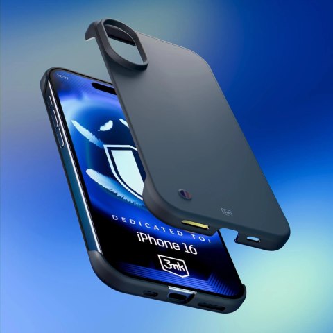 Etui 3mk Just20g Matt Case na Apple iPhone 17 - czarne matowe Etui 3mk Just20g Matt Case na Apple iPhone 17 - czarne matowe