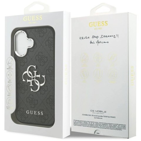 Etui Guess 4G Big 4G Classic Logo na iPhone 17 - czarne