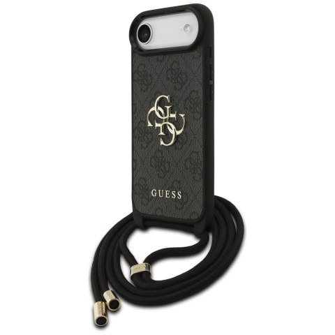 Etui Guess 4G Big Logo Cord Stap Crossbody na iPhone Air - czarne