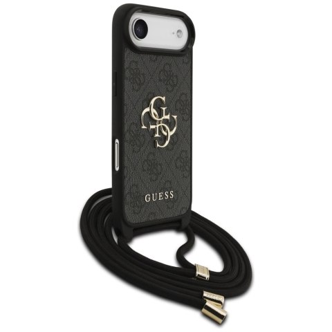 Etui Guess 4G Big Logo Cord Stap Crossbody na iPhone Air - czarne