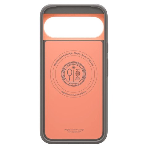 Etui Spigen Nano Pop Mag MagSafe na Google Pixel 10 / 10 Pro - szaro-pomarańczowe