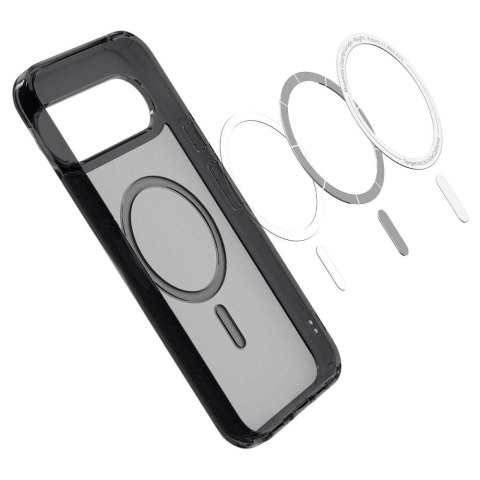 Etui Spigen Ultra Hybrid Mag MagSafe na Google Pixel 10 / 10 Pro - przezroczysto-czarne