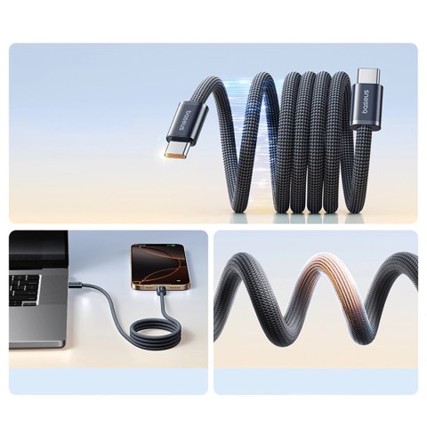 Kabel Baseus Dynamic 4 Pro Fast USB-C - USB-C 100W 1m - czarny