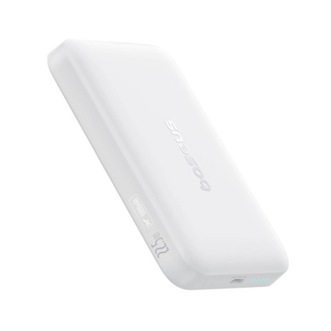 Powerbank Baseus EnerFill FM11 Ultra-Mini 10000mAh 22,5W kompatybilny z MagSafe z kablem Baseus Simple USB-C 20V/3A 30cm - biały