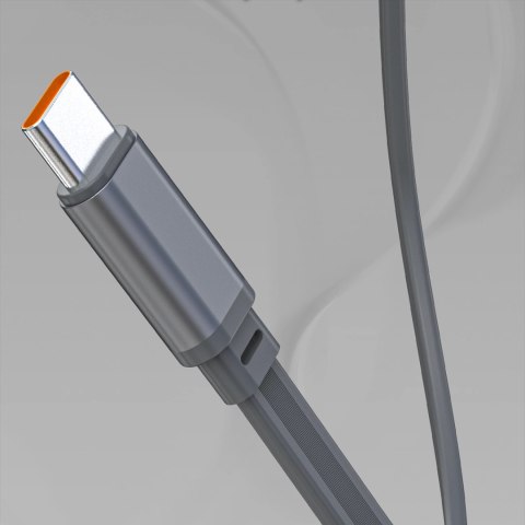 Powerbank Dudao K31 Pro 45W 20000mAh z wbudowanym zwijanym kablem USB-C - szary