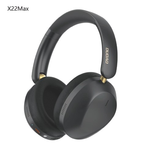 Słuchawki bezprzewodowe Dudao X22 Max nauszne Bluetooth z ANC - czarne