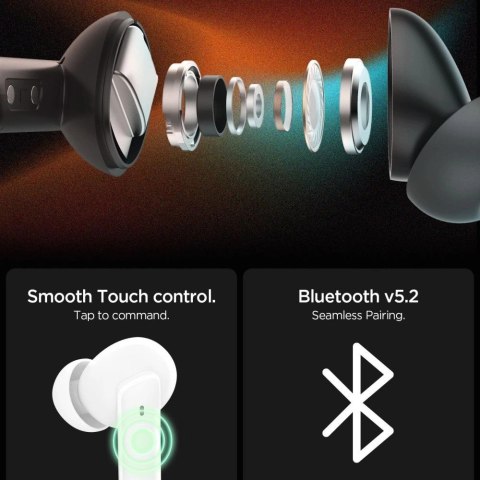 Słuchawki bezprzewodowe Spigen SA2402 ANC Pro - czarne