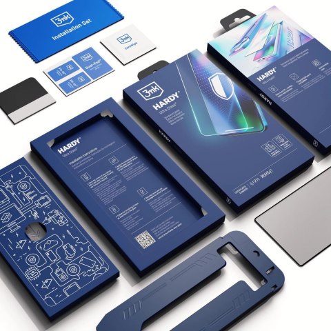Szkło hartowane 3mk HARDY® Ultra Glass™ na iPhone 17 / 16 Pro Szkło hartowane 3mk HARDY® Ultra Glass™ na iPhone 17 / 16 Pro