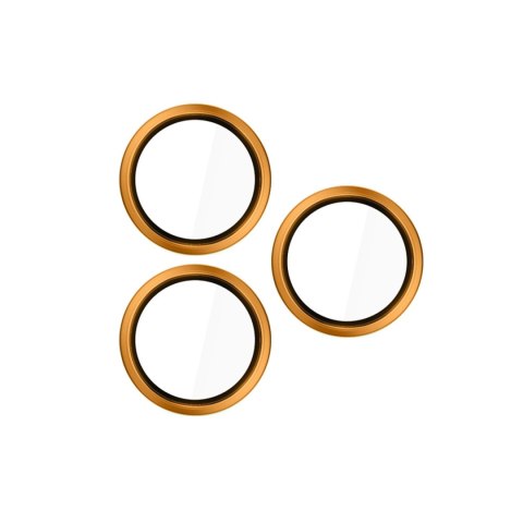 Szkło na obiektyw 3mk HARDY Lens Protection Pro do iPhone 17 Pro / 17 Pro Max - pomarańczowe Szkło na obiektyw 3mk HARDY Lens Protection Pro do iPhone 17 Pro / 17 Pro Max - pomarańczowe